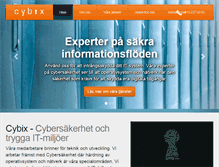 Tablet Screenshot of cybix.se